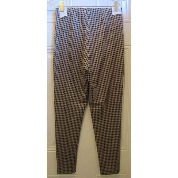 Velvet Heart Houndstooth Leggings NWT Skinny Pants Front Zip Retail $89 Sz XS - Picture 4 of 7